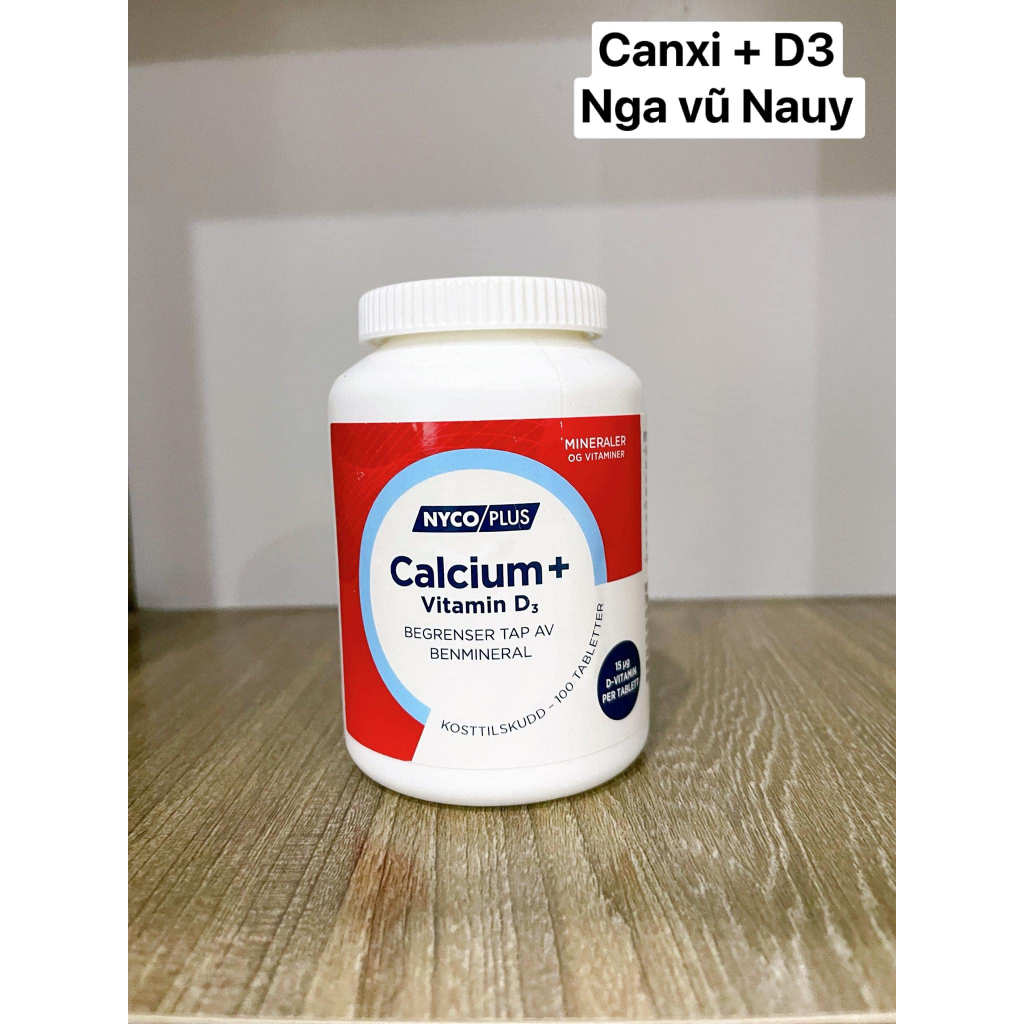 Oral Supplements Calcium And Vitamin D3 Nycoplus Domestic Norway Box Of 100 Tablets Shopee
