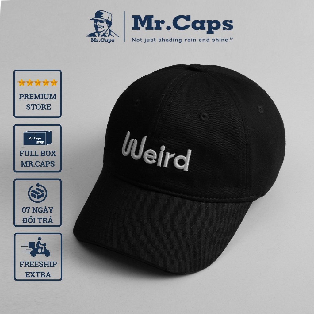 Weird embroidered men's and women's hat - Korean style khaki unisex cap ...