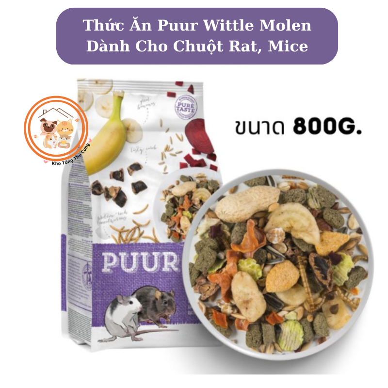 Rat and Mice Puur food from Wittle Molen Netherlands combines nutrition ...