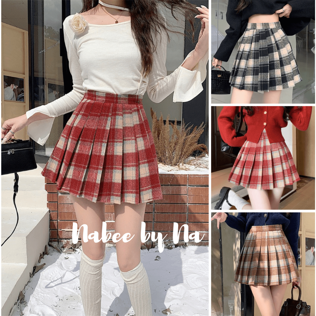 Plaid 2024 skirt malaysia