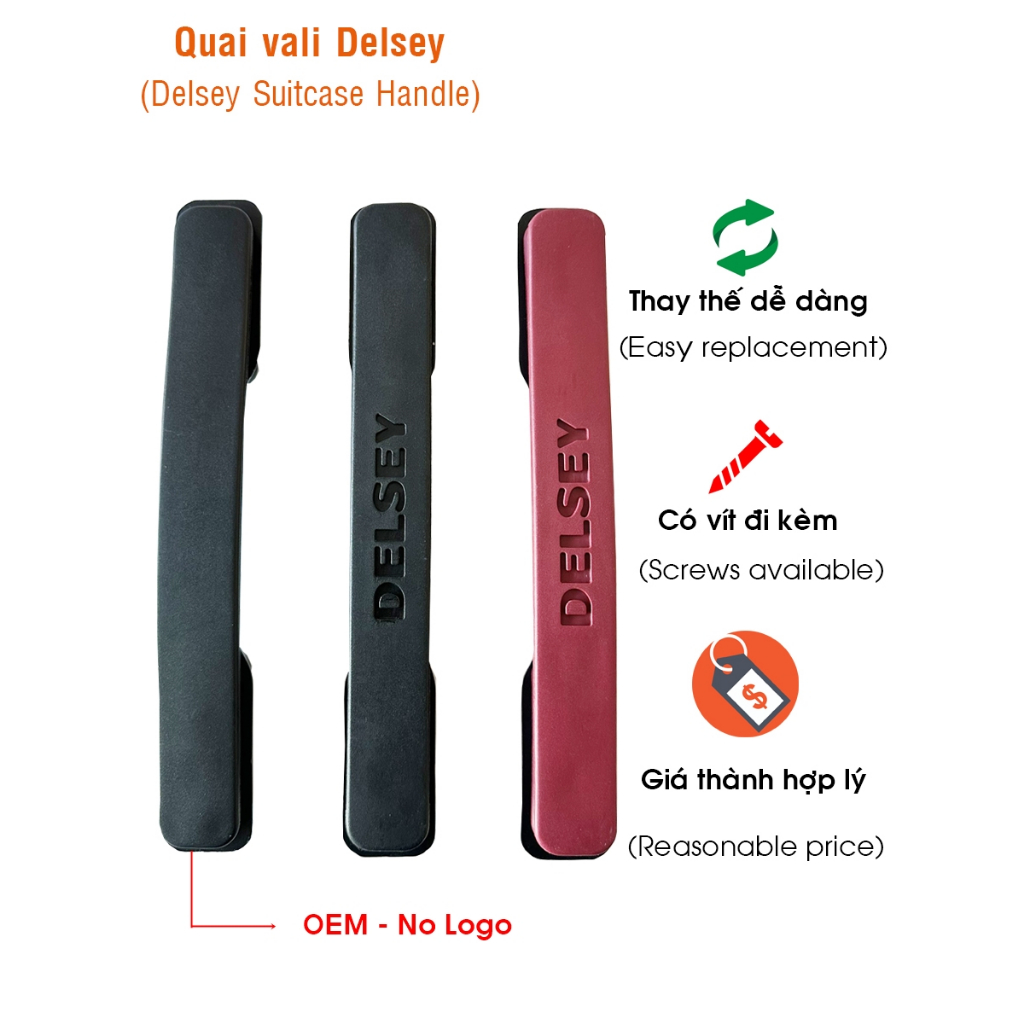 Delsey Suitcase Handle Is Used To Replace Broken Old Handles During Use
