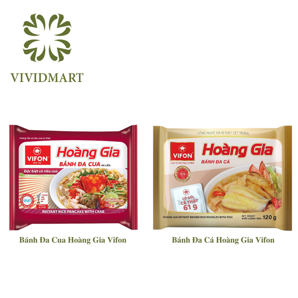 [Package Retail] VIFON Royal MultiFlavored Cake 2 Flavors Crab