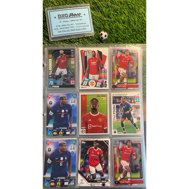 Odd CARD - PAUL POGBA (MANCHESTER UNITED) | Shopee Malaysia