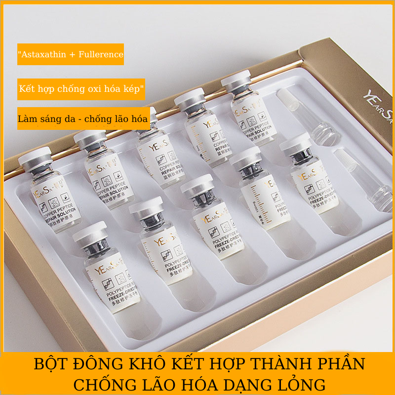 Astaxathin Fullerence Sheep Placenta Dry Stem Cells Box of 10 Vials ...