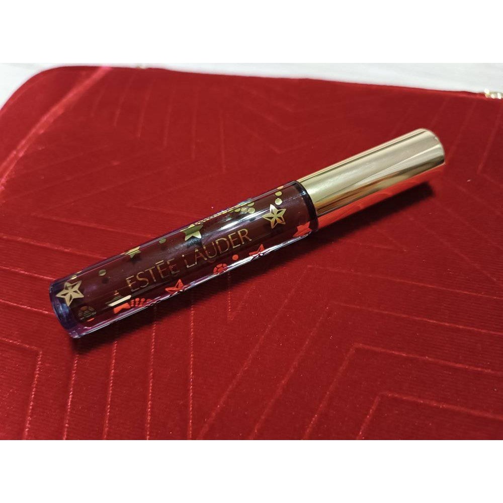 Estee Lauder Lip Gloss DIVINE PLUM fullsize Lip Gloss set Holiday Blockbuster 2023 Shopee Malaysia