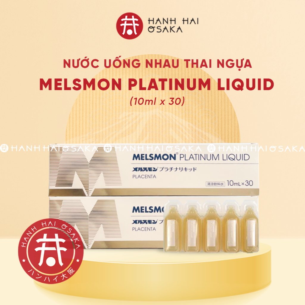 Melsmon Platinum Liquid Horse Placenta Drink Box of 30 tubes x 10ml ...