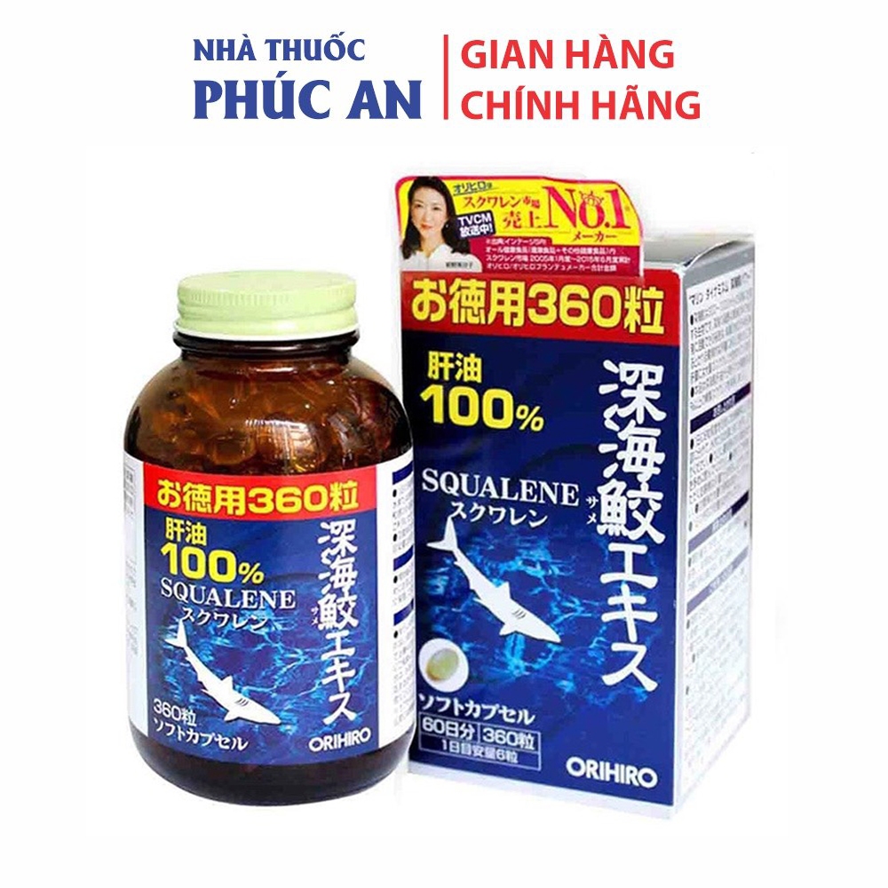 Squalene Orihiro Japanese fish liver oil oral tablet 360 tablets