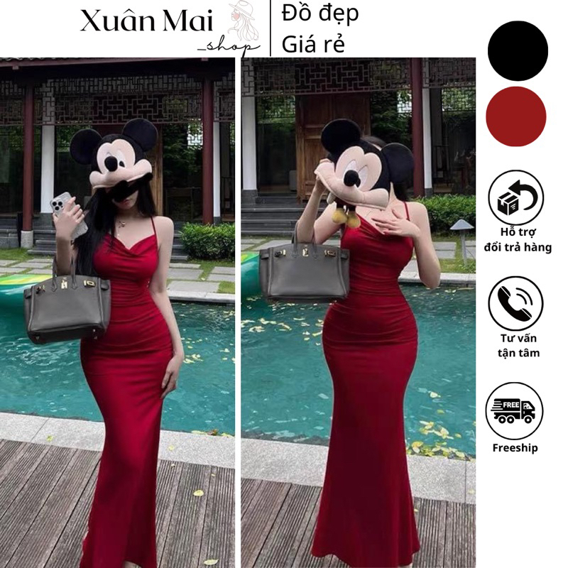 Lace-up Over-The-Knee Dress With Open-Back Long form Hugging Fishtail ...