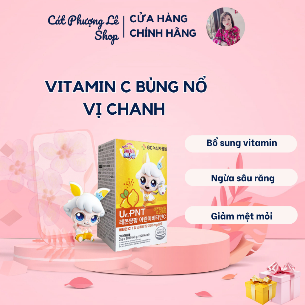 Vitamin C Explodes Lemon Flavor Effective Tooth Decay Prevention
