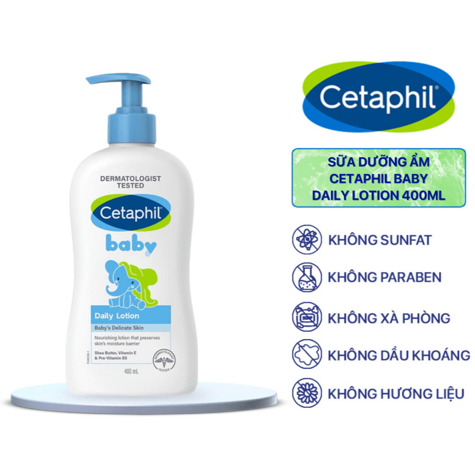 Cetaphil Baby Body Lotion 400ml Shopee Malaysia