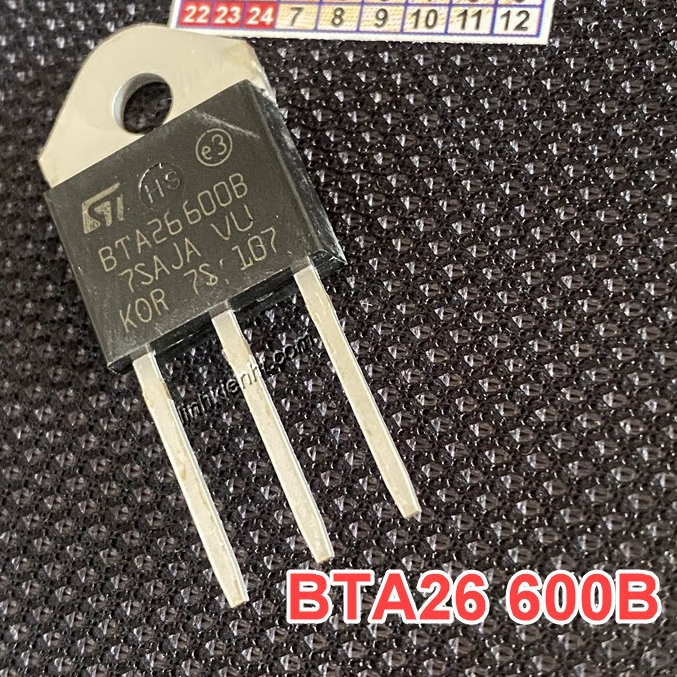 Triac BTA26 600B BTA26-600B Triac 25A 600V TO-3P Zin LKTT | Shopee Malaysia