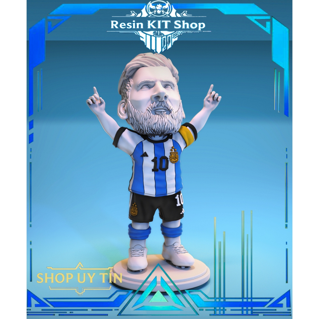 Premium Lionel Messi CHIBI Player Model Embryo size 10 - 15 cm | Shopee ...