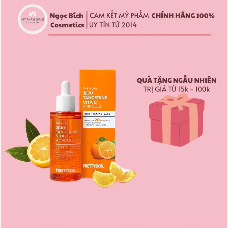 Vita C Pretty Skin The Pure Jeju Tangerine Vita C Ampoule Brightening