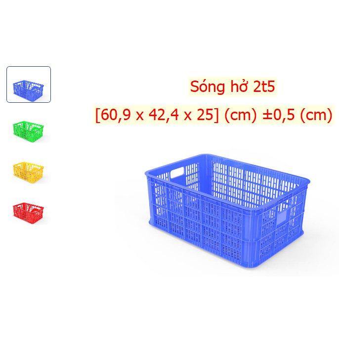 Open Plastic Corrugated 2 inches 5, Plastic Storage Tray, Rectangular ...