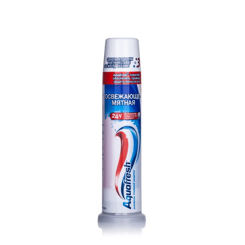 Aquafresh Mint 3-in-1 Toothpaste 24-Hour Teeth Protection 100ml ...
