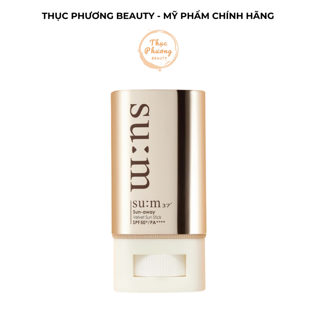 Stick Solaire SU:M37 Sun-away SPF50+ PA++++ - 18g - Texture Velours, K-Beauty, Tous Types De Peau