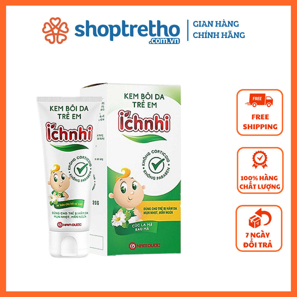 Ich Nhi Baby Skin Cream 20g Helps Reduce Itching, Redness, Swelling ...