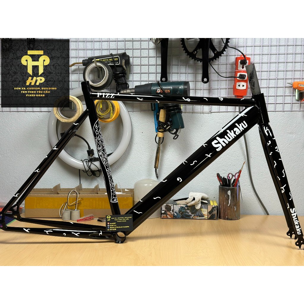 Frameset Fixed Gear CustomPaint Shukaku Steel Frame Shopee Malaysia