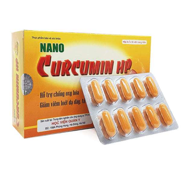 OXY Nano CURCUMIN HP Of The Military Medical Academy Supports Antioxidant, Stomach Ulcers