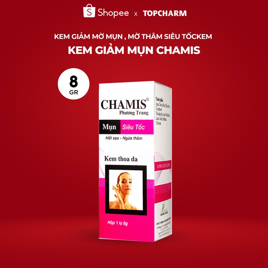Chamis 8gr acne-reducing cream to reduce dark spots and scars, helps ...