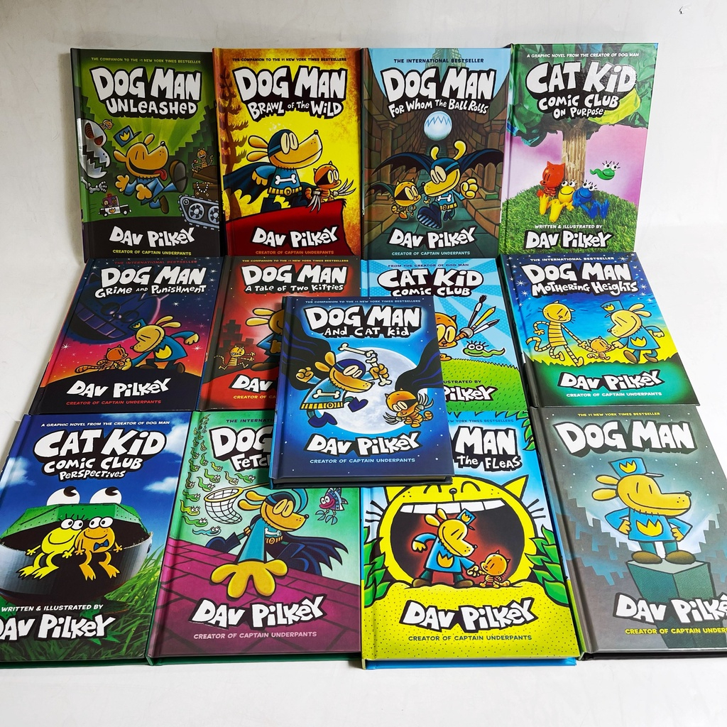 Series - Dog man (Set of 15 English books) | Shopee Malaysia