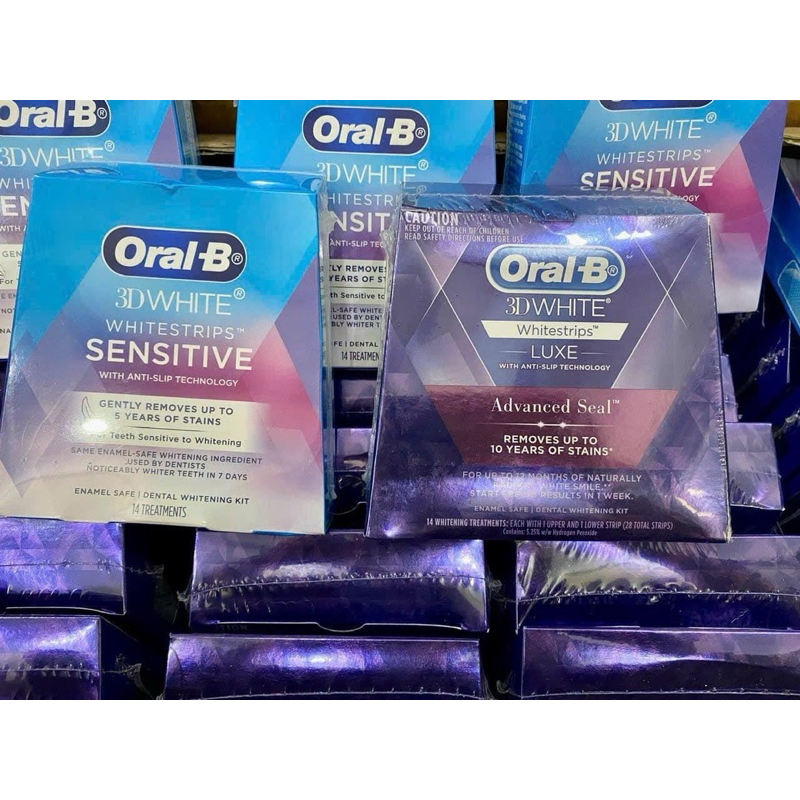 Oral-b 3D WHITE WHITESTRIPS AUSTRALIA (14 packs of 28 PIECES) | Shopee ...