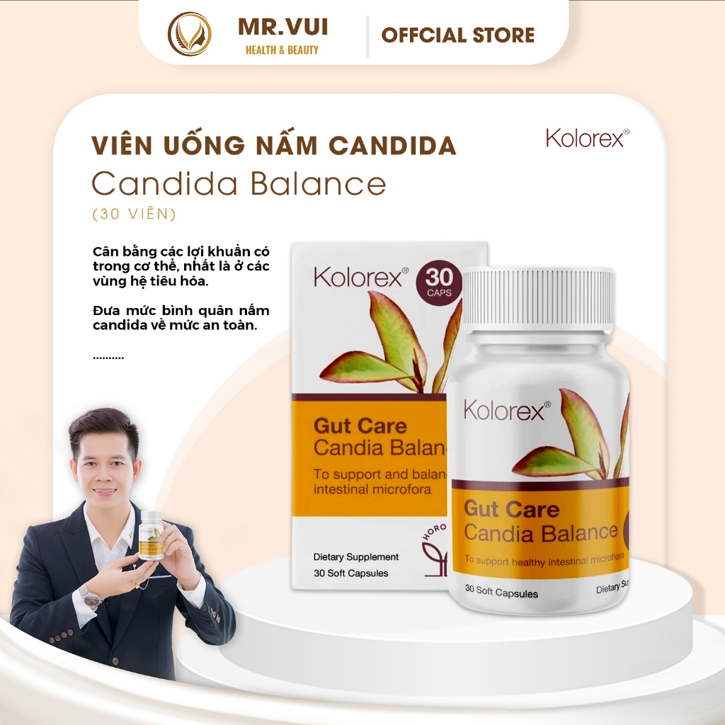 [Speed] Candida Mushroom Oral Tablet, Kolorex Gut Care Candida Balance ...