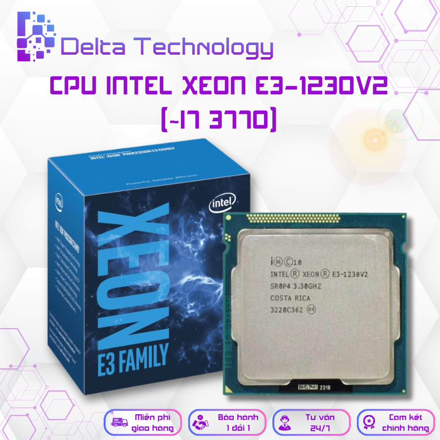 Intel Xeon E3-1230v2 (~i7 3770 CPU) - Upto 3.7Ghz Speed, 4 Cores 8 ...