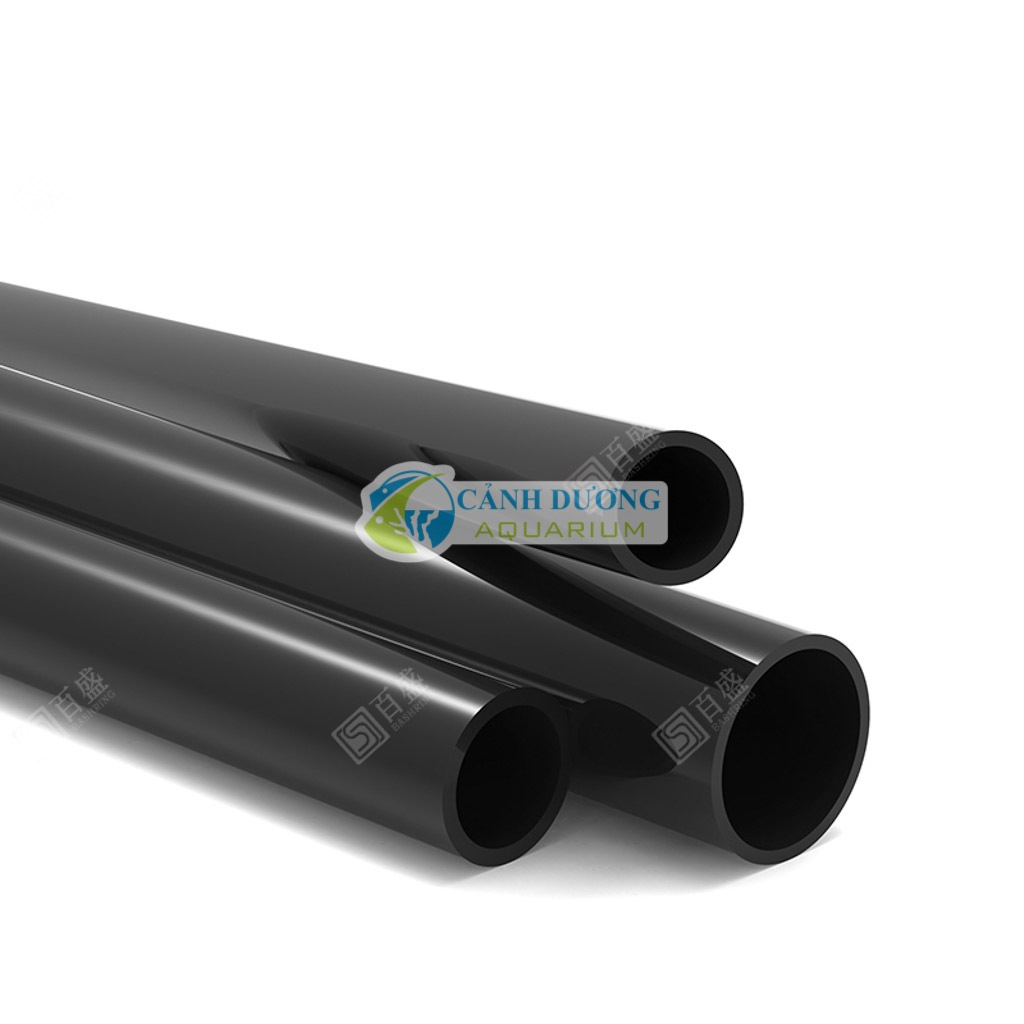 Black U-PVC pipe Phi 40-32-25-20 specialized for aquariums | Shopee ...