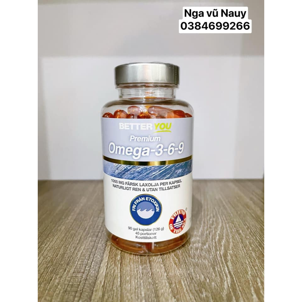 Omega High Quality Fish Oil 369 Domestic NAUY Bottle Of 90 Tablets