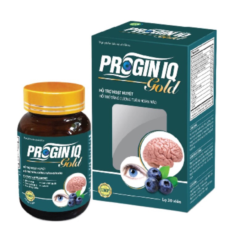Progin IQ GOLD helps relieve headaches and dizziness, brightens eyes ...