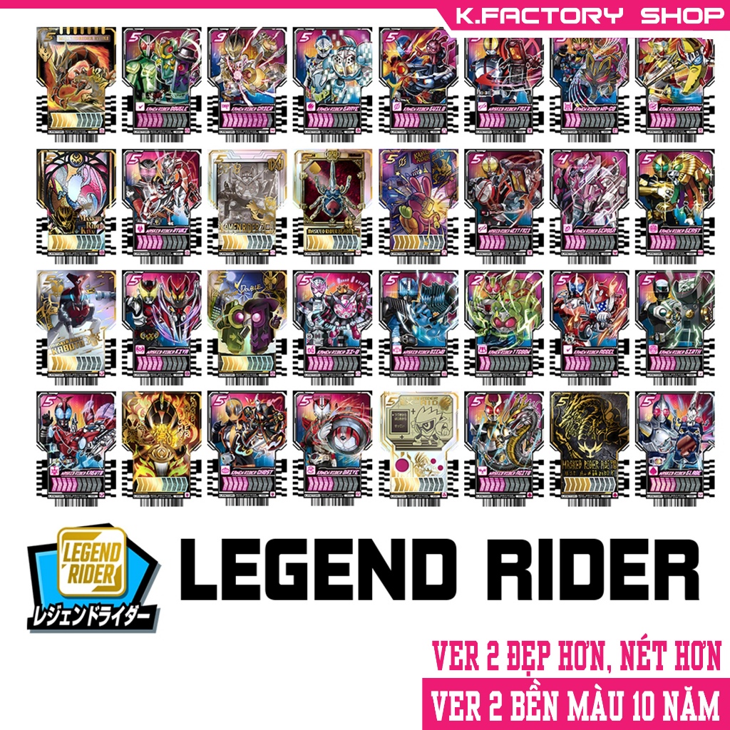 [K.FACTORY] [GOTCHARD] CHEMYRIDE LEGEND RIDER Card by KAMEN RIDER ...