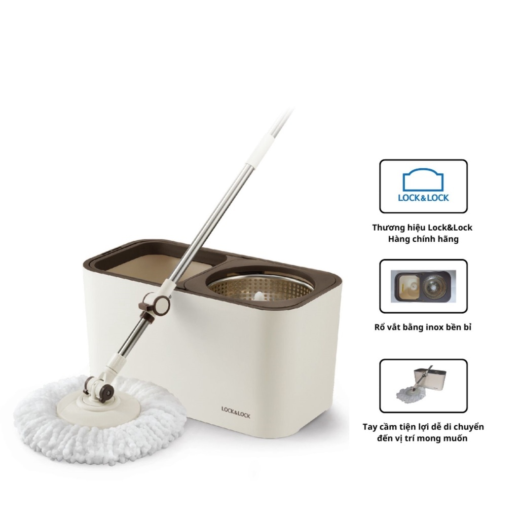 Genuine Lock&Lock Mop Set Dual Bucket ETM478 | Shopee Malaysia