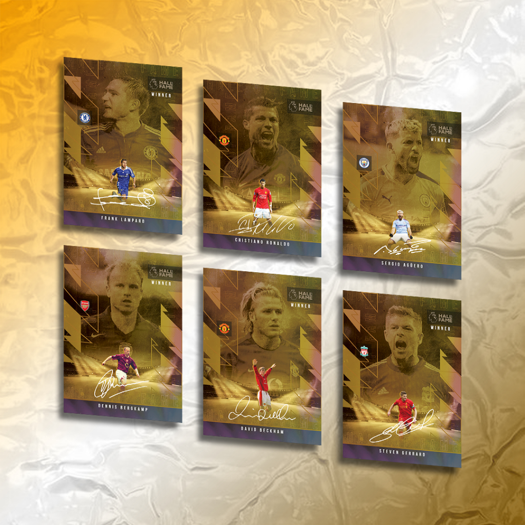 Hall OF Home soccer card - Beckham Rooney Lampard Gerrard Vieira Henry ...