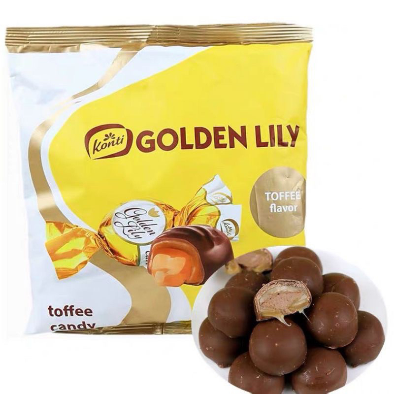 Konti Golden Lily Russian Yellow Lily Chocolate Candy Pack 500g ...