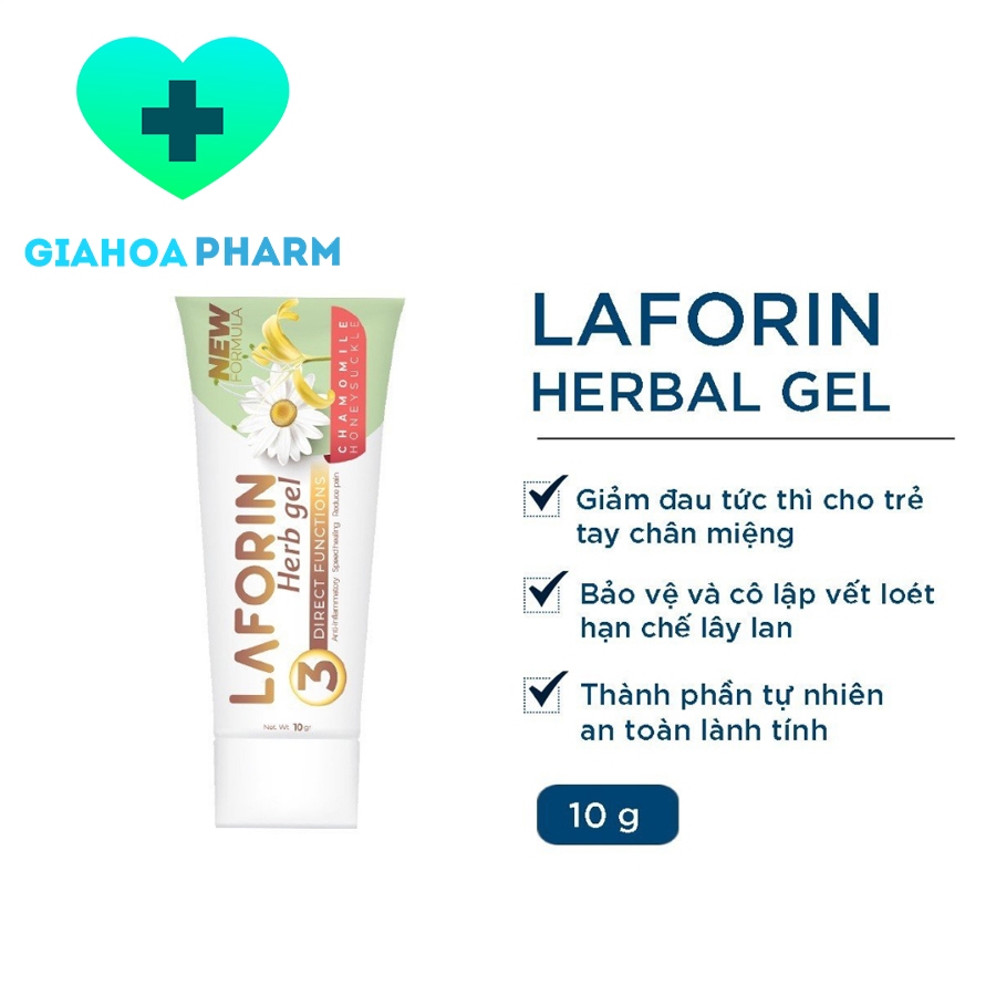Laforin Herbgel Oral Mucosa Gel Reduces Swelling Of Gums, Canker Sores