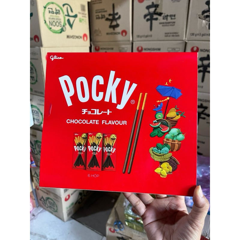Tet Gift Box pocky Chocolate Ice Cream 120g (6 Boxes Of Socky) Shopee