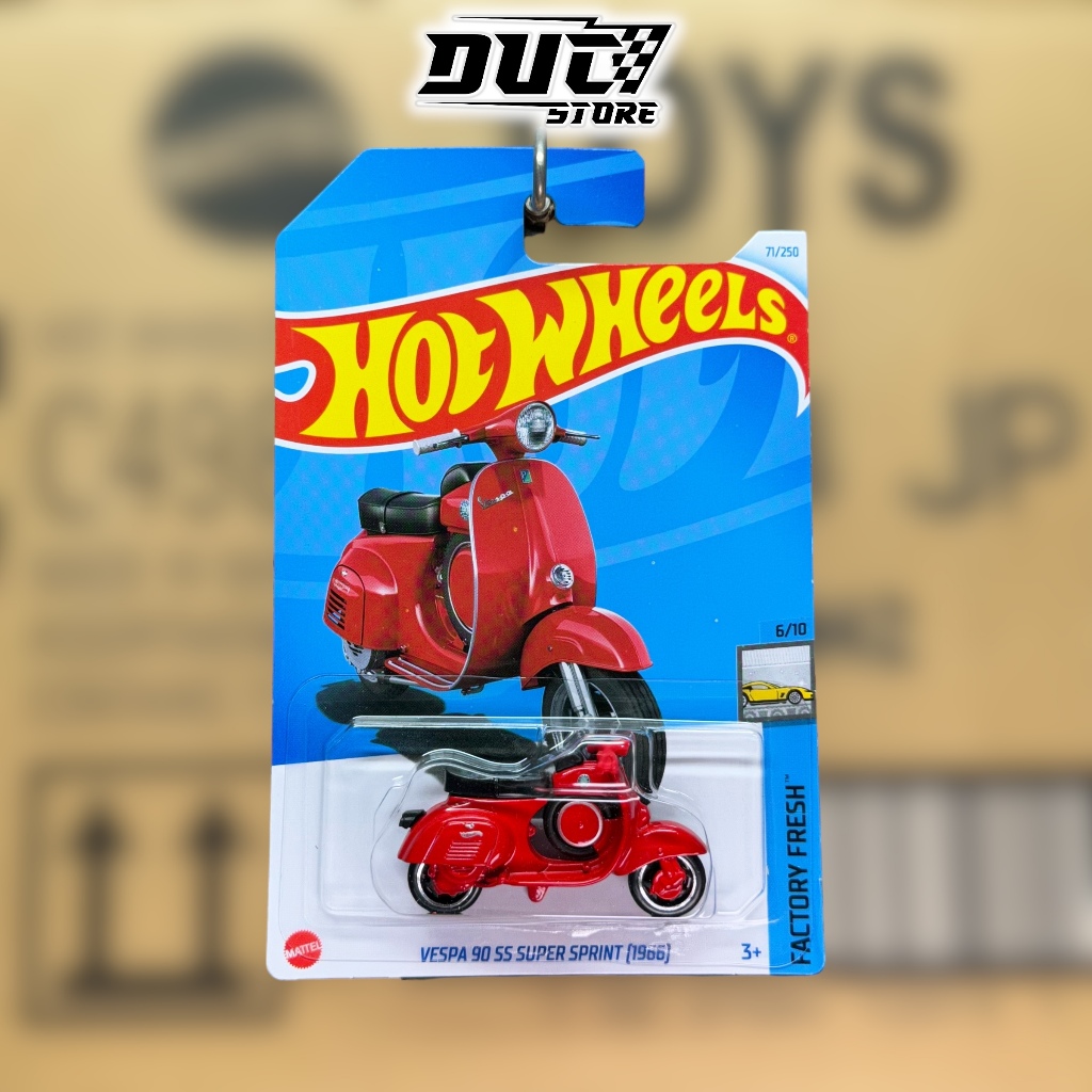 Hot Wheels Vespa 90 SS Super Sprint Model Car (1966) - basic case D ...