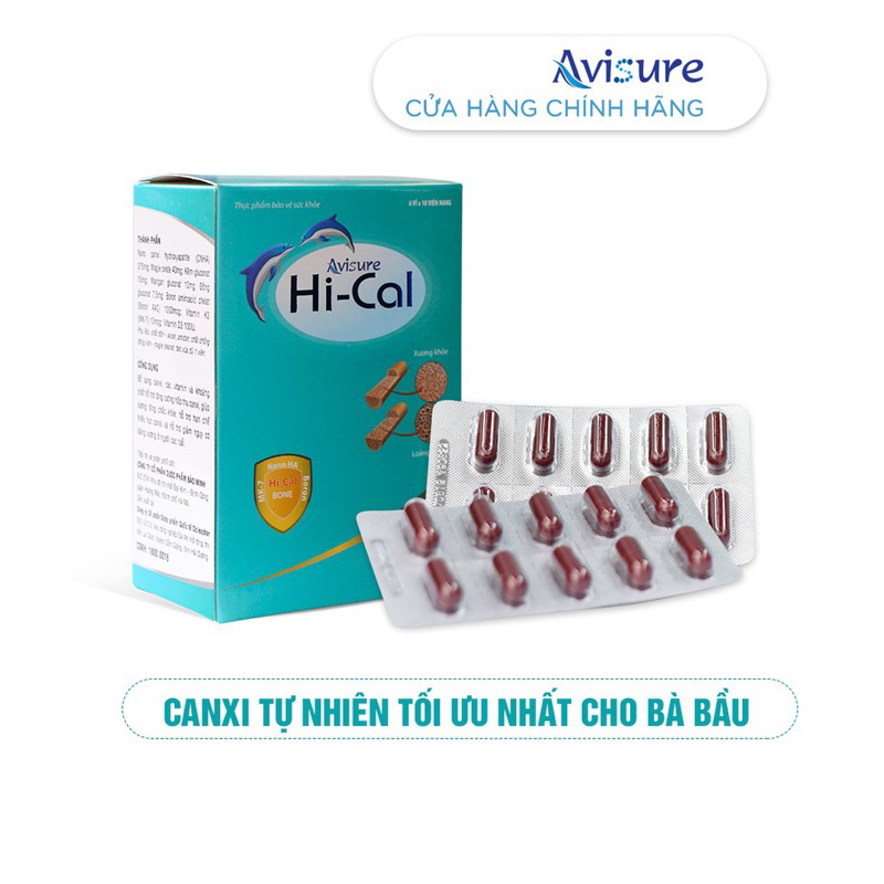 Avision Hi-Cal Organic Calcium for postpartum pregnant women Blister of ...