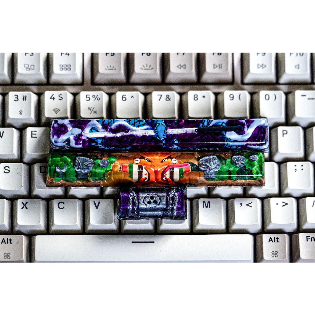 Naruto 6.25U spacebar keycap, Naruto Keyboard Button, Mechanical