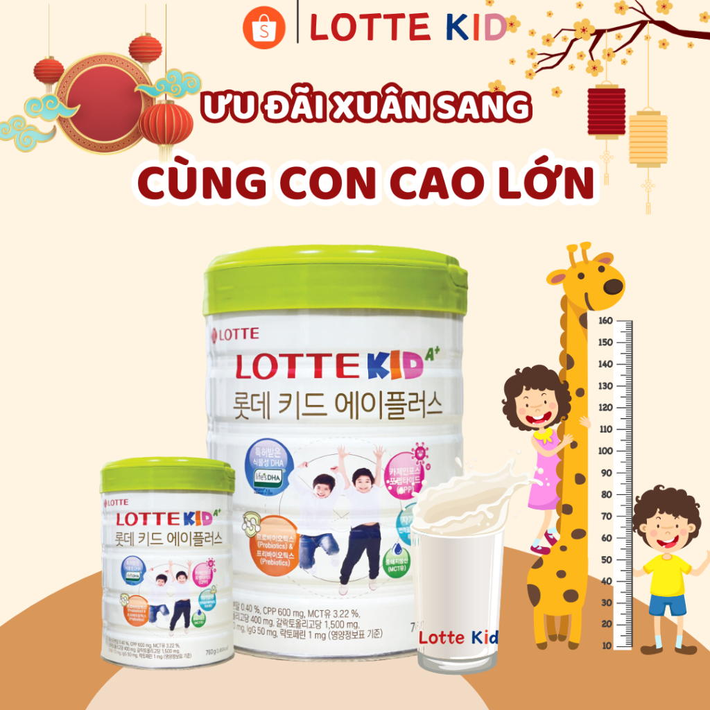 Lotte Kid A+ Korean Domestic Milk Genuine 760g | Shopee Malaysia