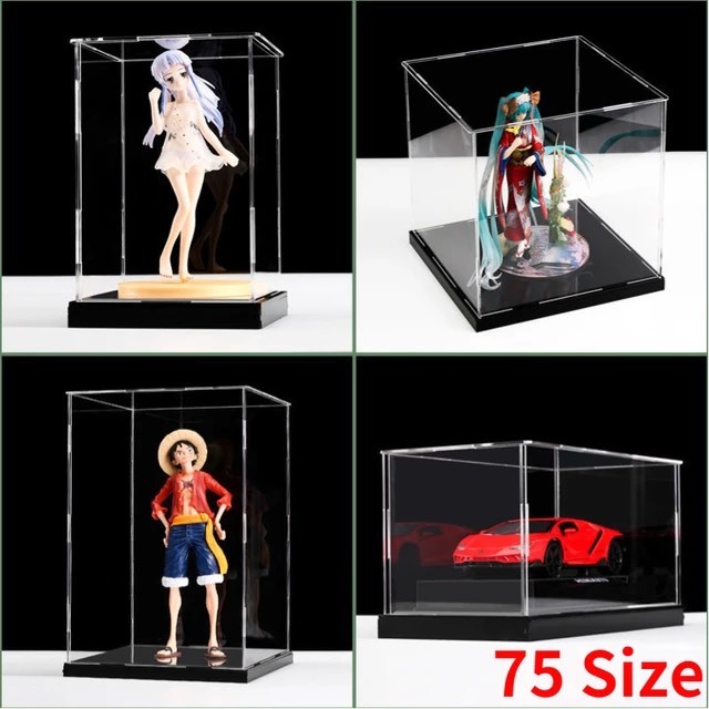 Dust-proof transparent Mica box. Acrylic product display box | Shopee ...
