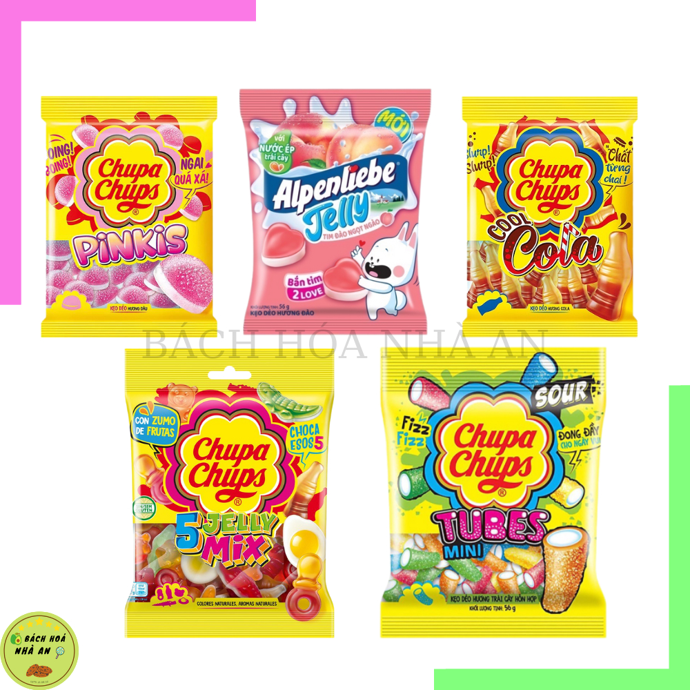 Chupa Chups Marshmallows Fruit Flavor And Alpenliebe Jelly mix Flavor ...