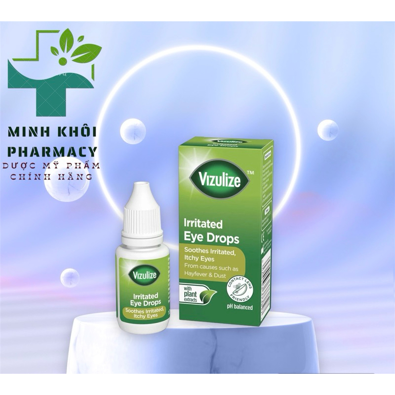 Vizulize Irritated Eye Drops Eye Drops Help Reduce Itching, Reduce Eye