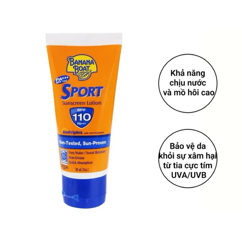 (LIQUIDATION) Broad-spectrum, water-resistant Sunscreen Banana Boat ...