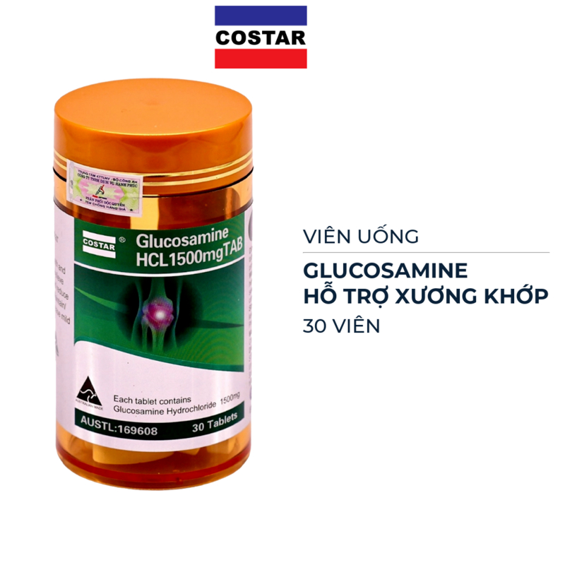[11 / 2025] Glucosamine HCL 1500mg Costar Supplement Support Strong