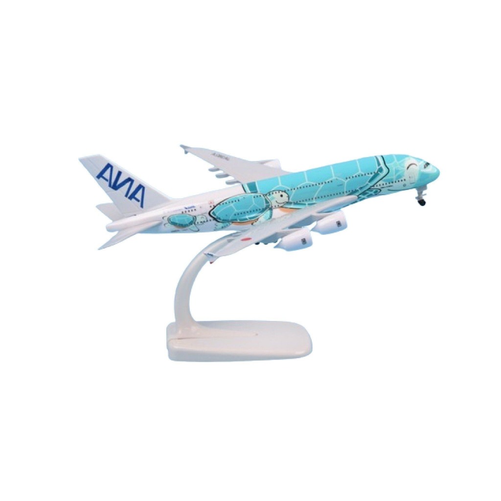 Japanese Airlines Airbus A380 baby blue Aircraft Model Size 20cm ...