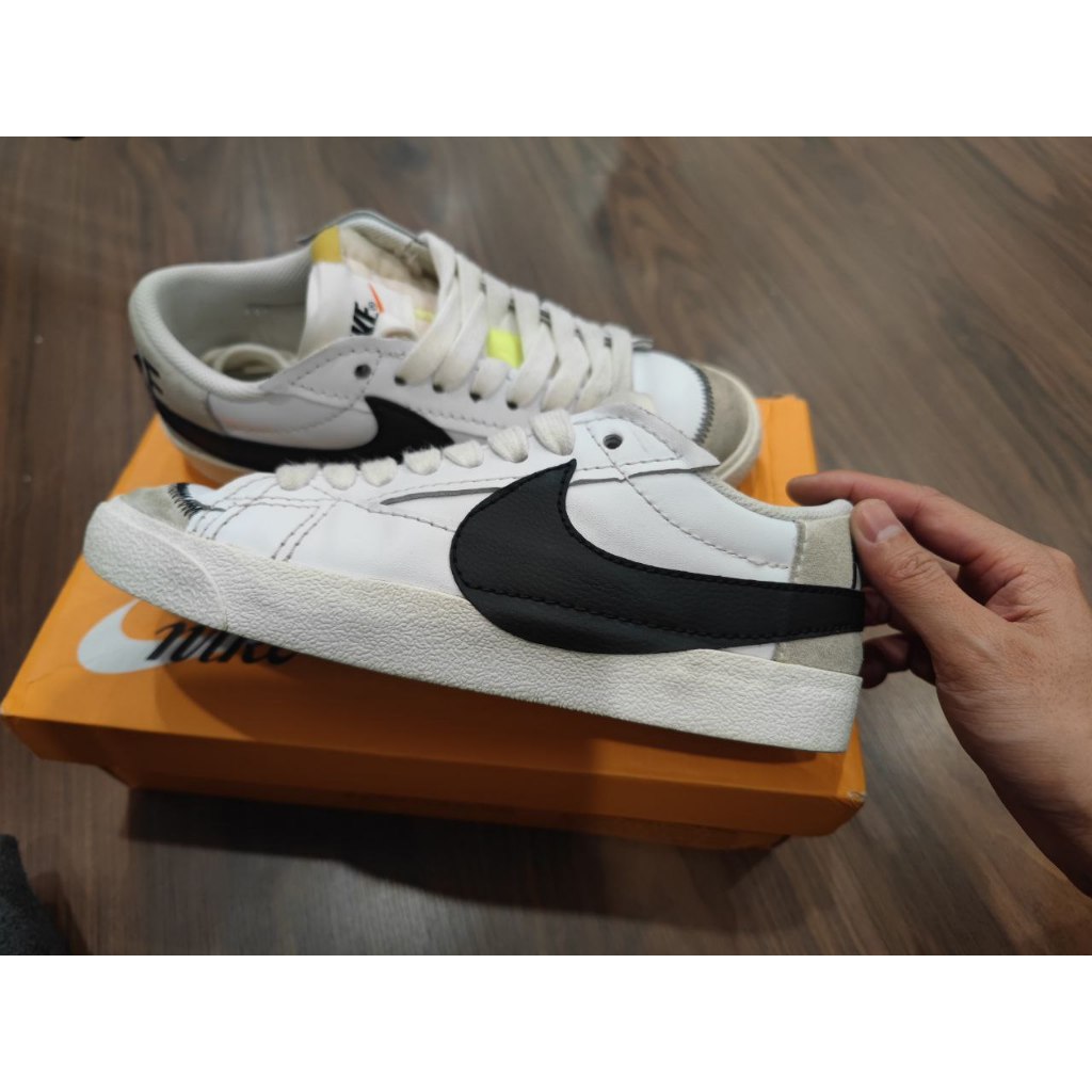 2nd Nike Blazer Low 77 Jumbo Flat Sole Shoes Shopee Malaysia