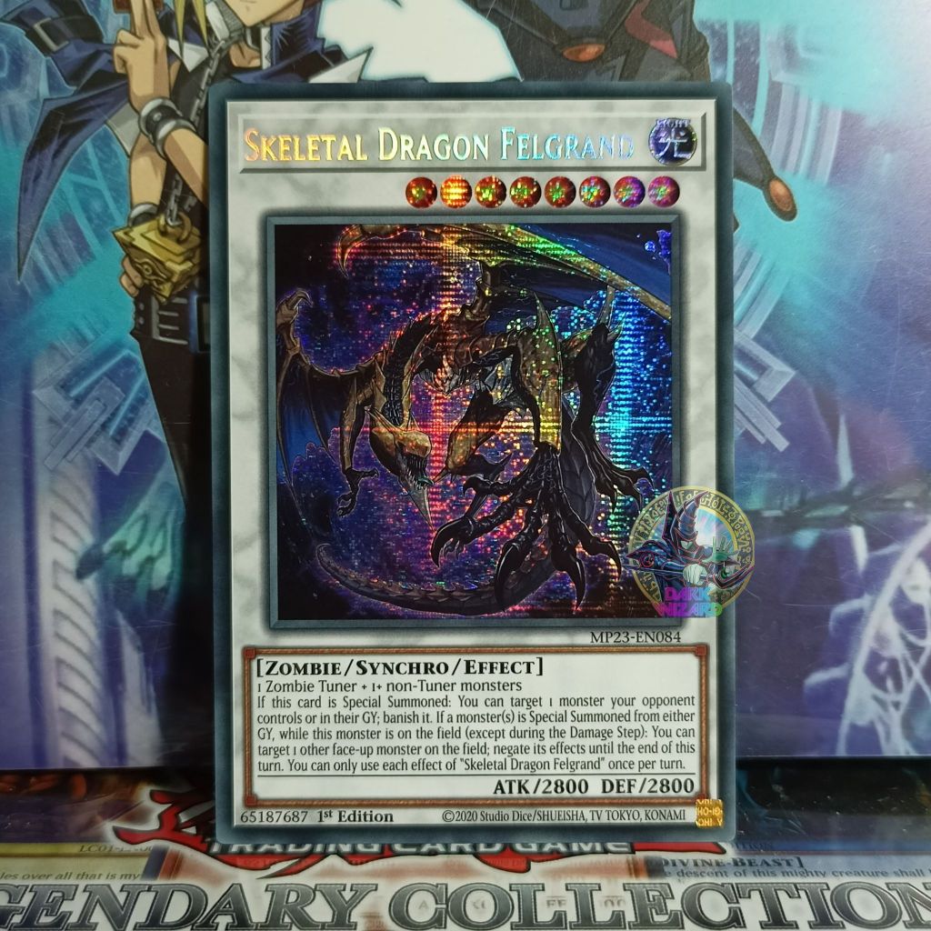 Skeletal Dragon Felgrand - MP23-EN084 - Prismatic Secret Rare [Yugioh Card]  | Shopee Malaysia