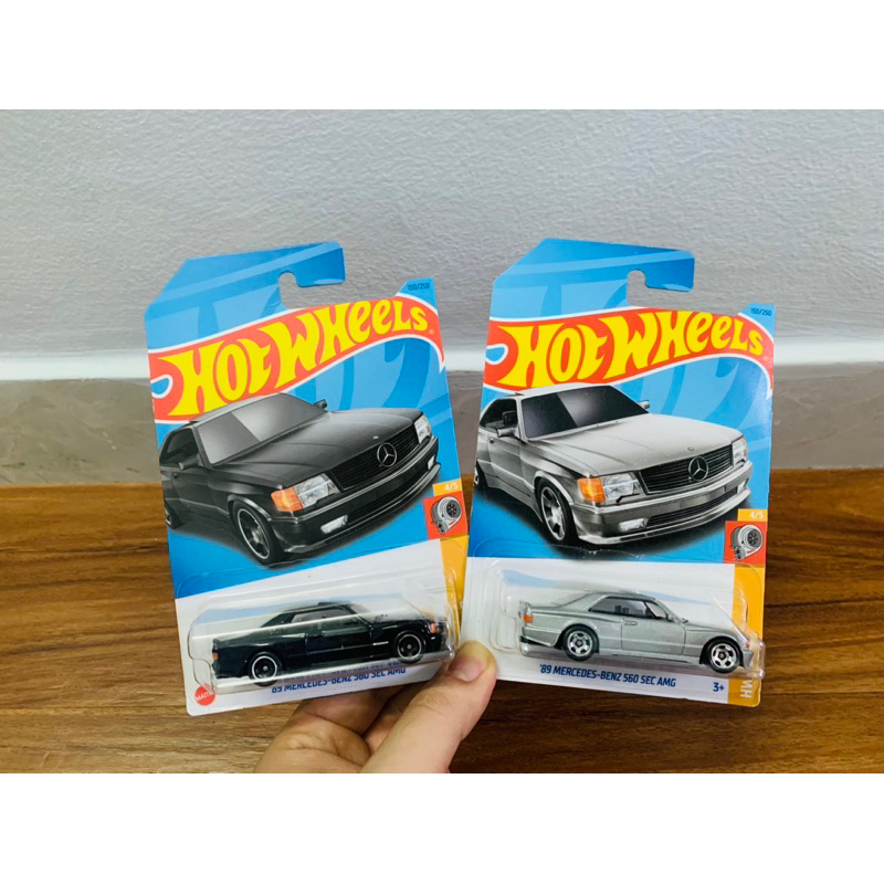 Hot Wheels 2023 '89 Mercedes-Benz 560 SEC AMG HKG45 Model Car In Black ...